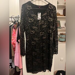 Black and gold party/cocktail dress